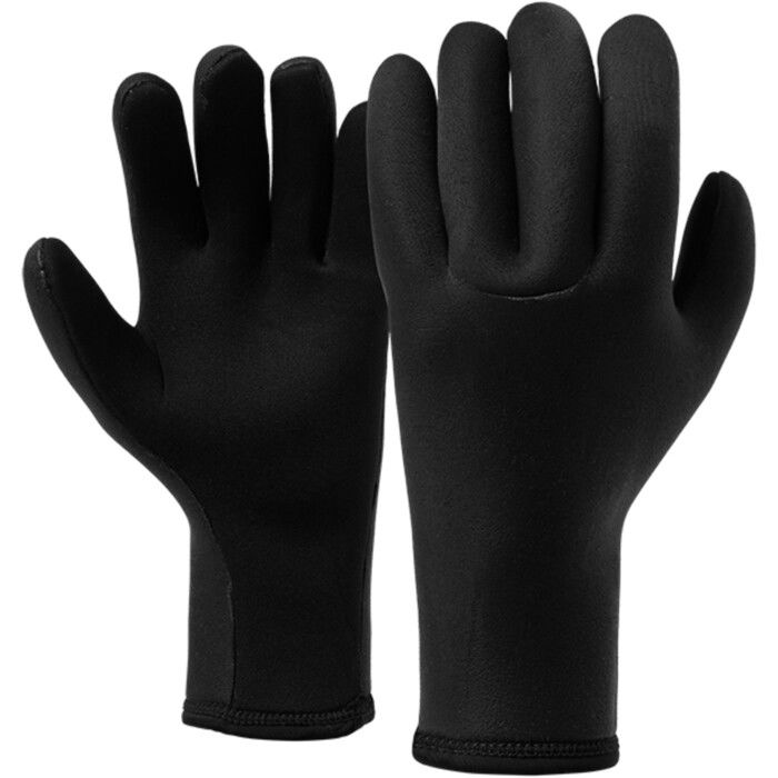 2025 Mystic Crest 1.5mm 5 Finger Hybrid Handschuhe 35015.250082 - Black